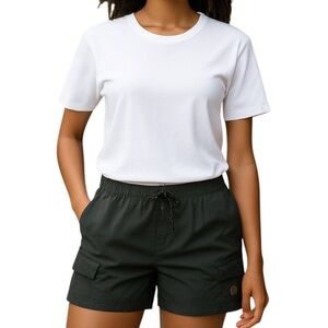 Voyager Pack Out Cargo Hiking Shorts Women’s Large in Grey